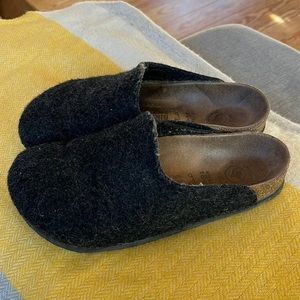 felt Birkenstock Amsterdam clogs size 39